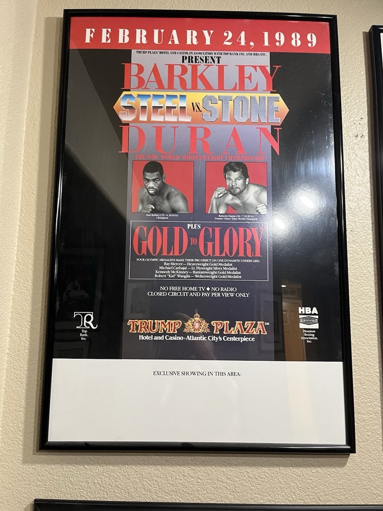 Duran Vs Barkley Fight Poster