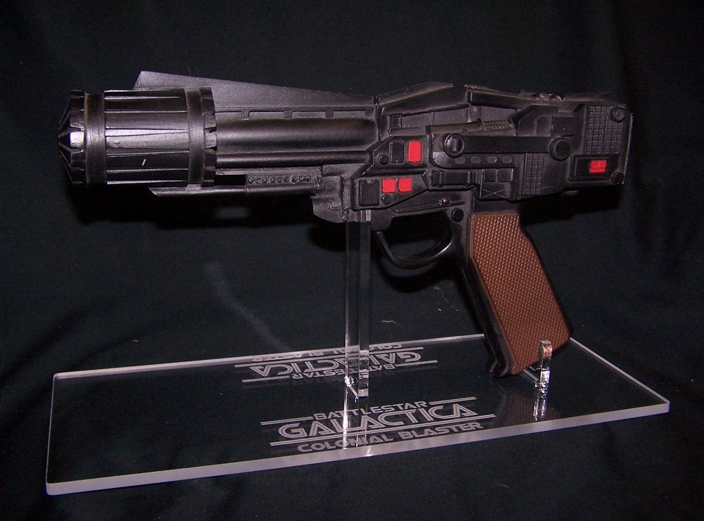 acrylic display stand for Battlestar Galactica Colonial Blaster prop