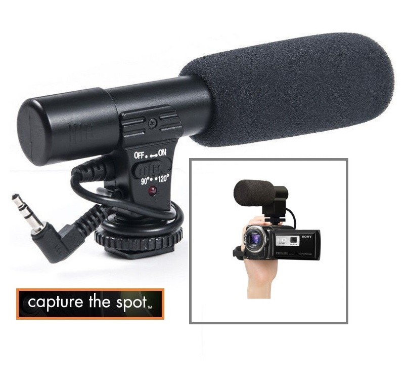Mini Condenser Pro Microphone For Sony Alpha a7 III a7r III