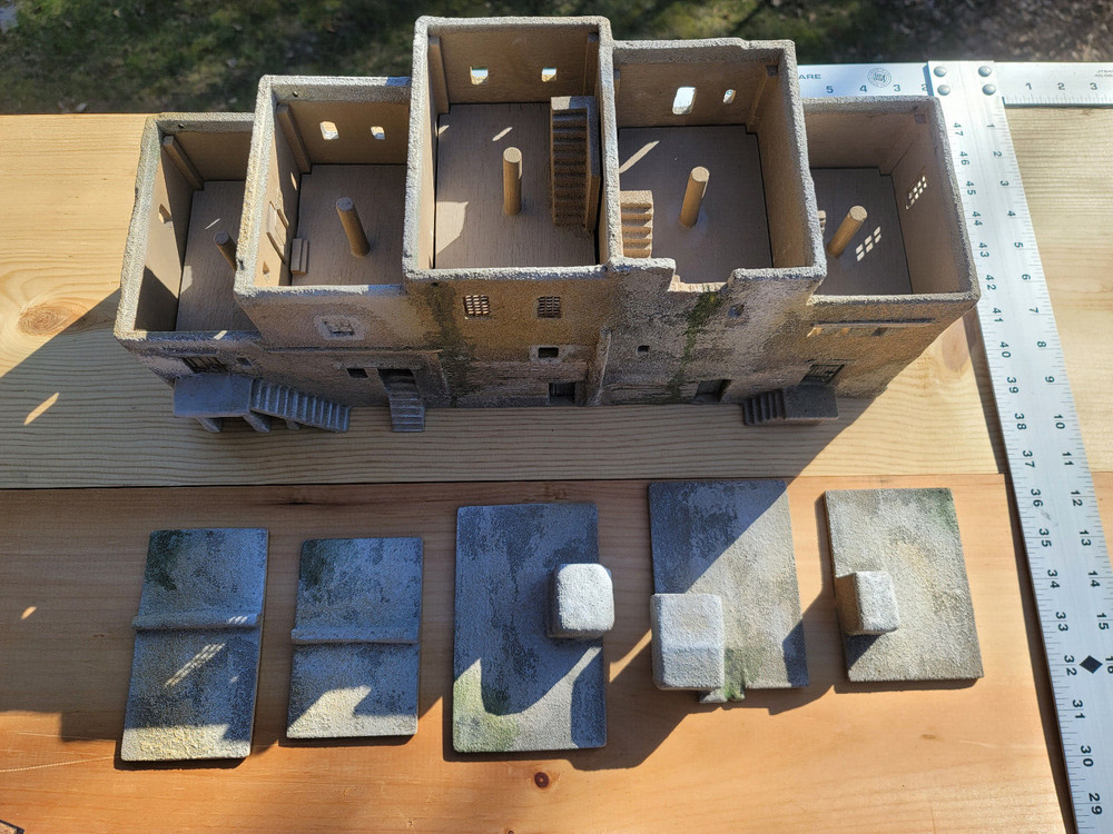 Scratch built 28mm Middle Eastern Complex diorama Chris the Model Maker Riordan