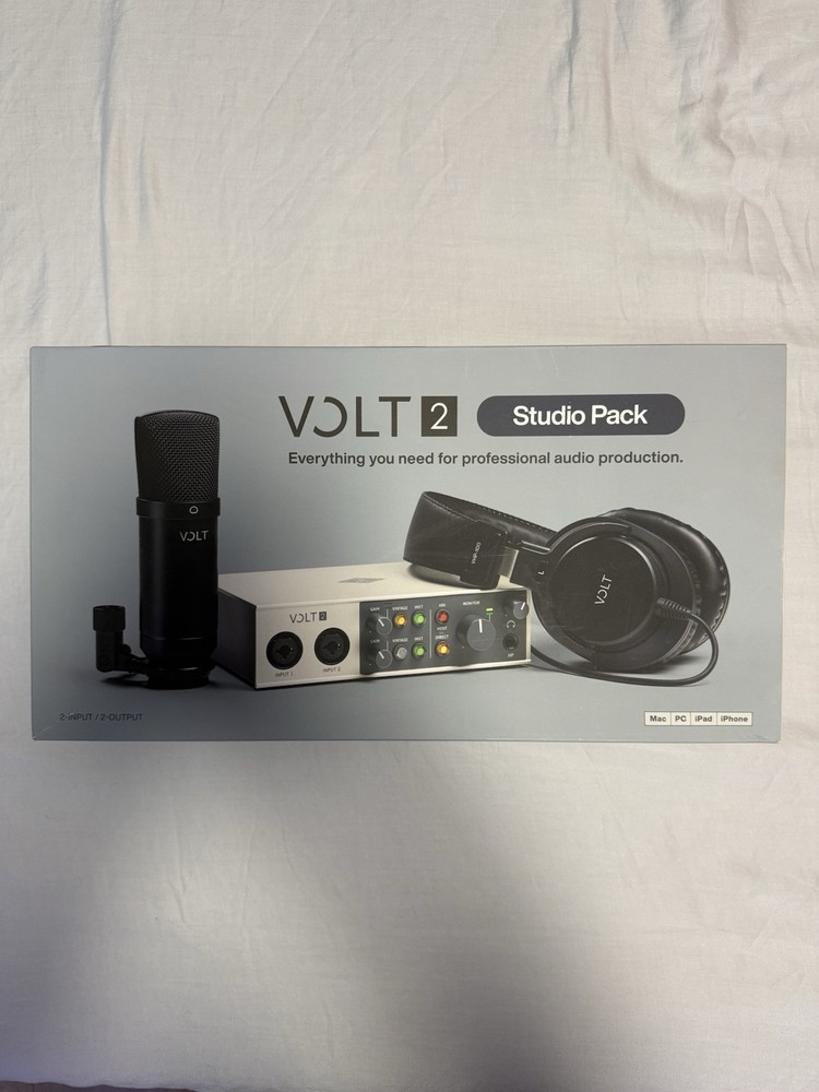 Universal Audio Volt 2 Recording Studio Pack Bundle