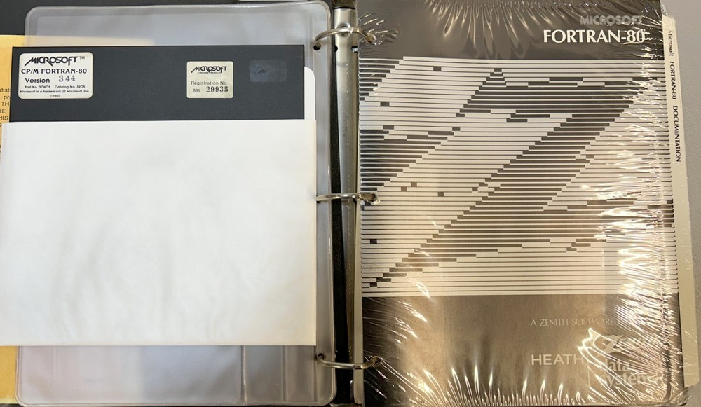 Zenith Fortran-80 CP/M 8" Disk