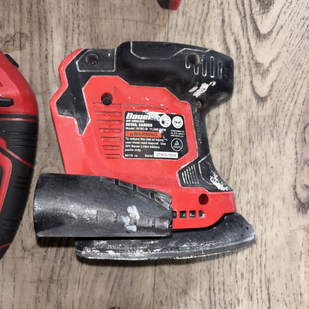 Bauer 20V Cordless Li-Ion 3 Tool Combo Kit