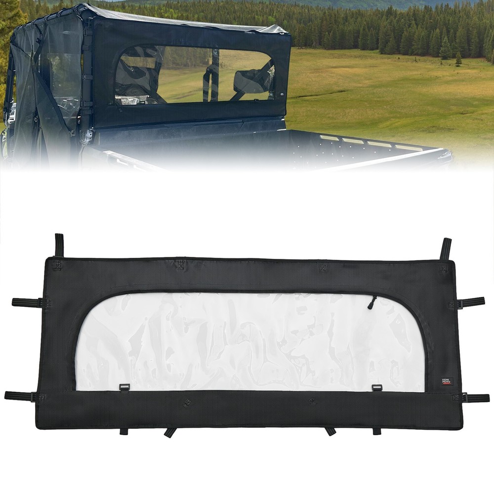 UTV Rear Soft Window Windshield Waterproof for Tracker 800SX / Crew 2020-2024