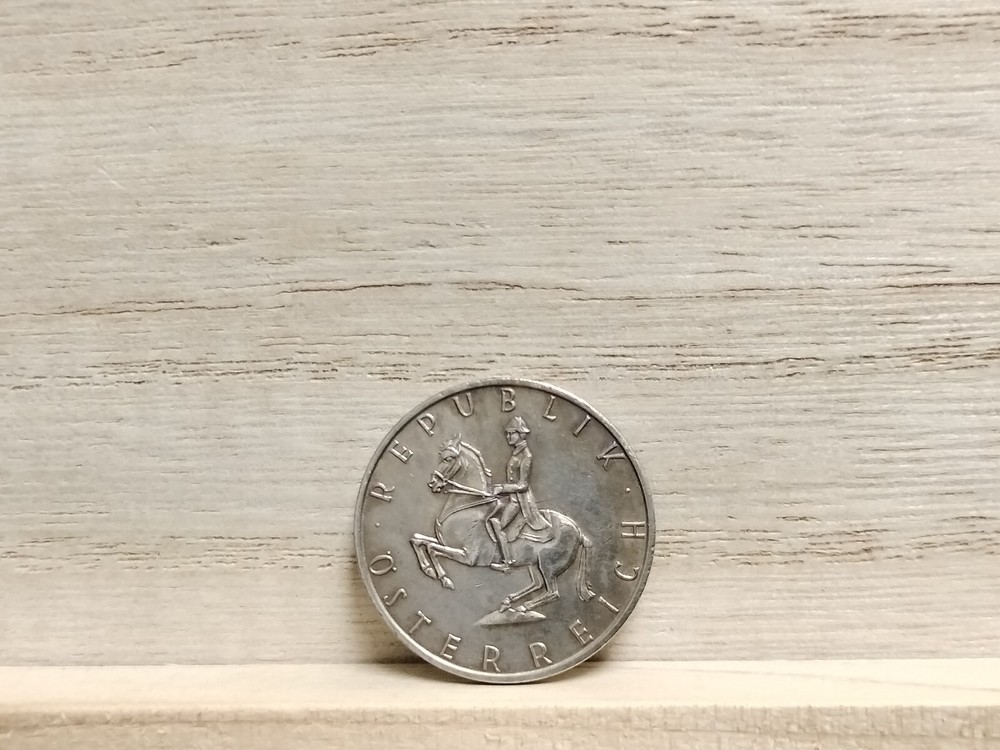 1969 5 Schilling Austria Silver Coin