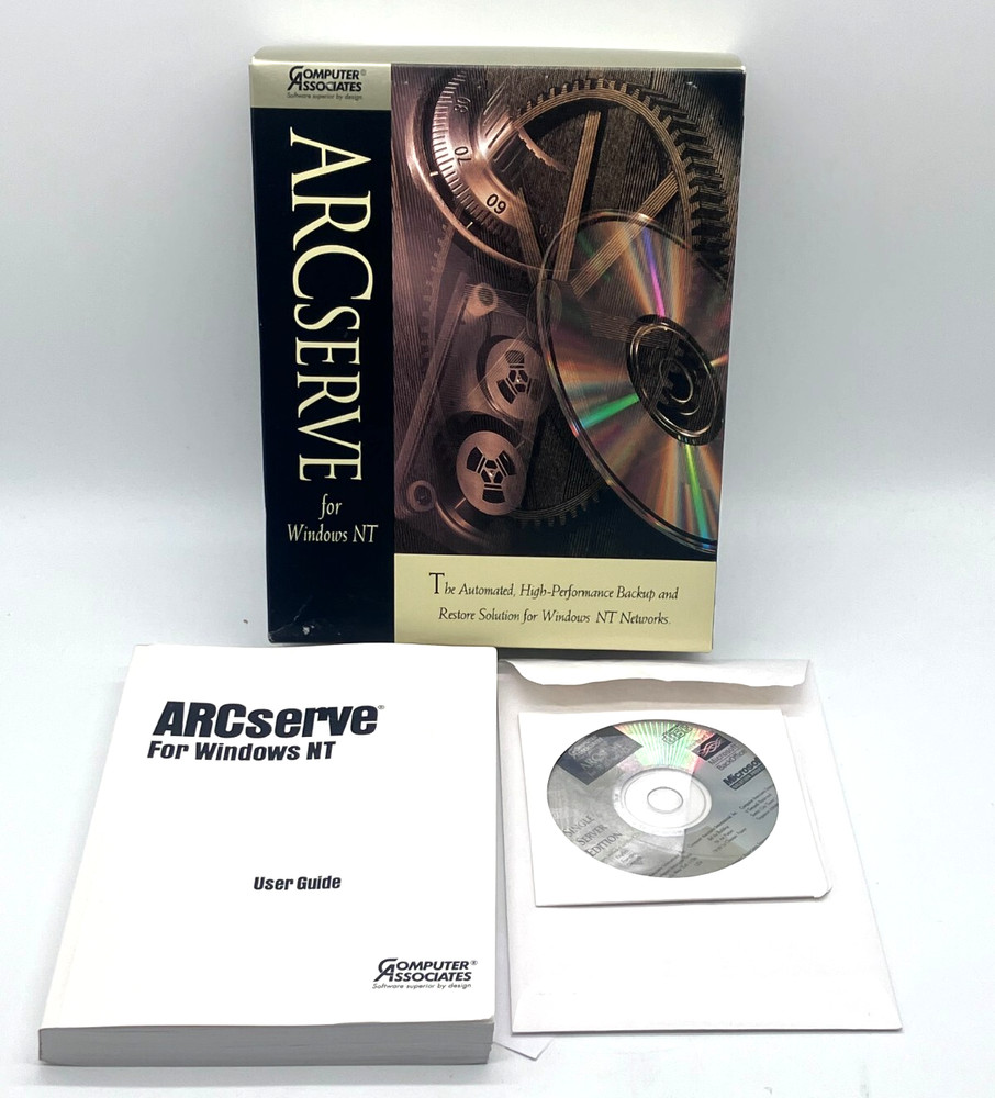 COMPUTER ASSOCIATES ARCSERVE FOR WINDOWS NT