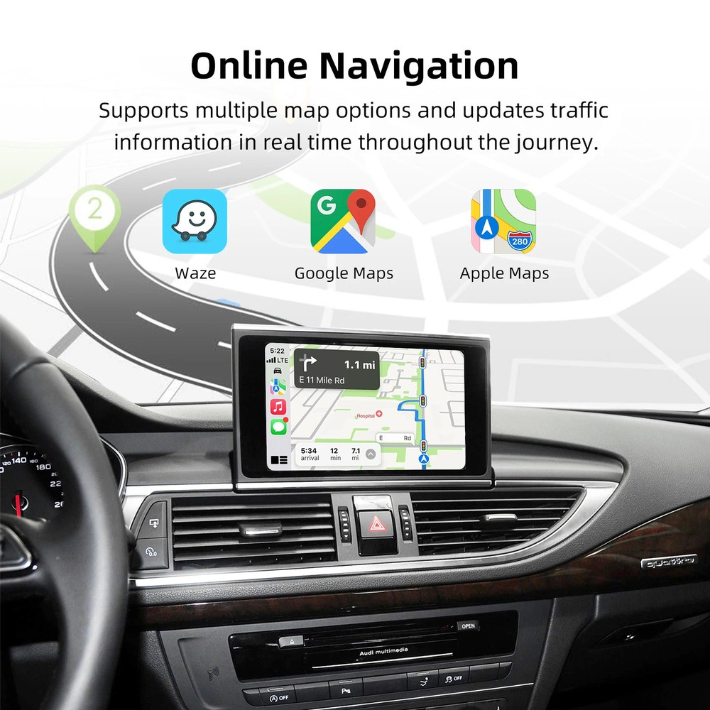 OEM Screen Upgrade Decoder Box for Audi A6/A7 2010-2015 MMI 3G 6.5"/7" Screen