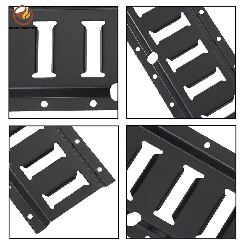 Black 8 Pack 24" E Track Rail Sections For Mounting In Trucks Vans RV, Trailer