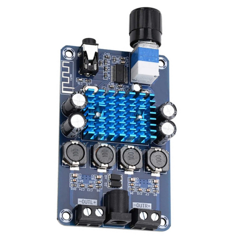 80mm Digital Power Amplifier Board Class D Bluetooth 50W*2 Audio