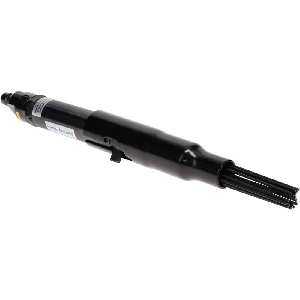 PRO SOURCE Pneumatic Inline Needle Scaler: 3mm Needle Diam, 1" Stroke, 1/4 NPT