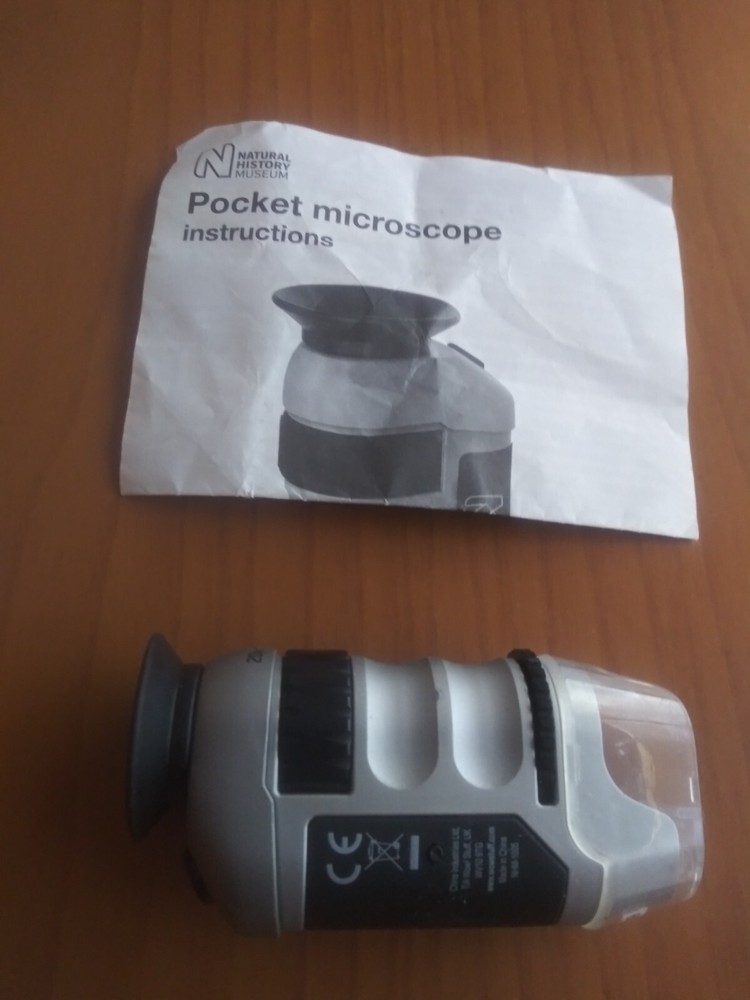 vintage pocket microscope