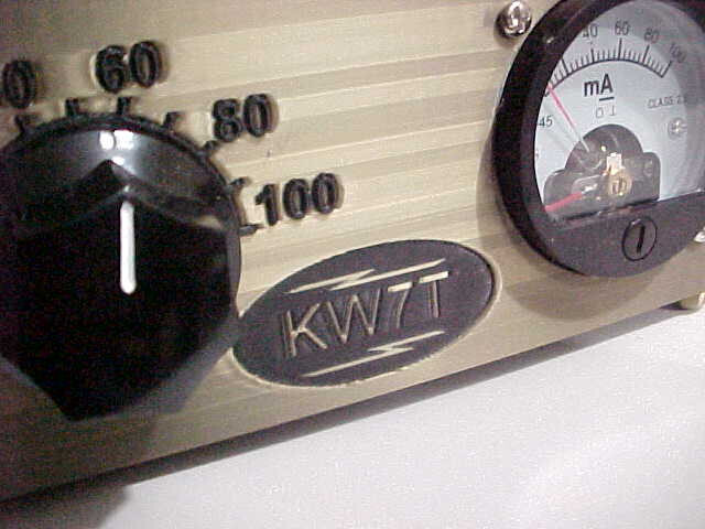 QRP 80/40m 6V6 CW Transmitter Battery Powered (2.6 watts RF output)