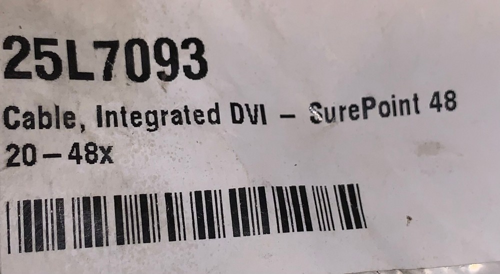 IBM Integrated DVI 3Ft. Cable PN 25L7093 SurePoint 4820