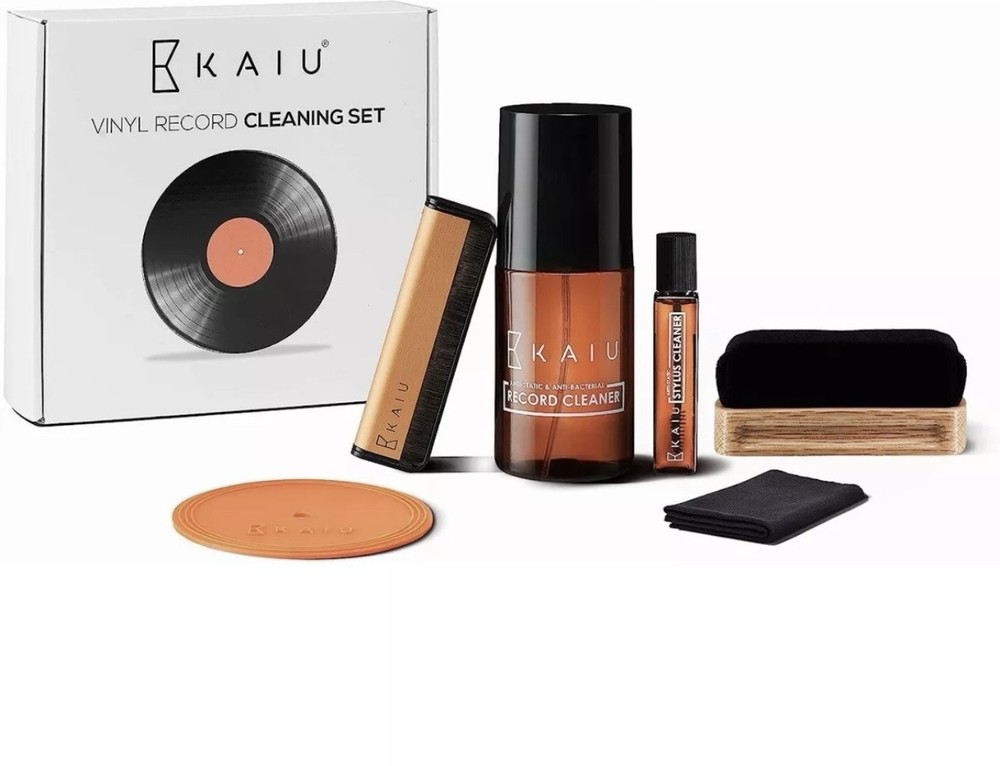 KAIU Vinyl Record Cleaner - LP Discwasher Kit w/Solution