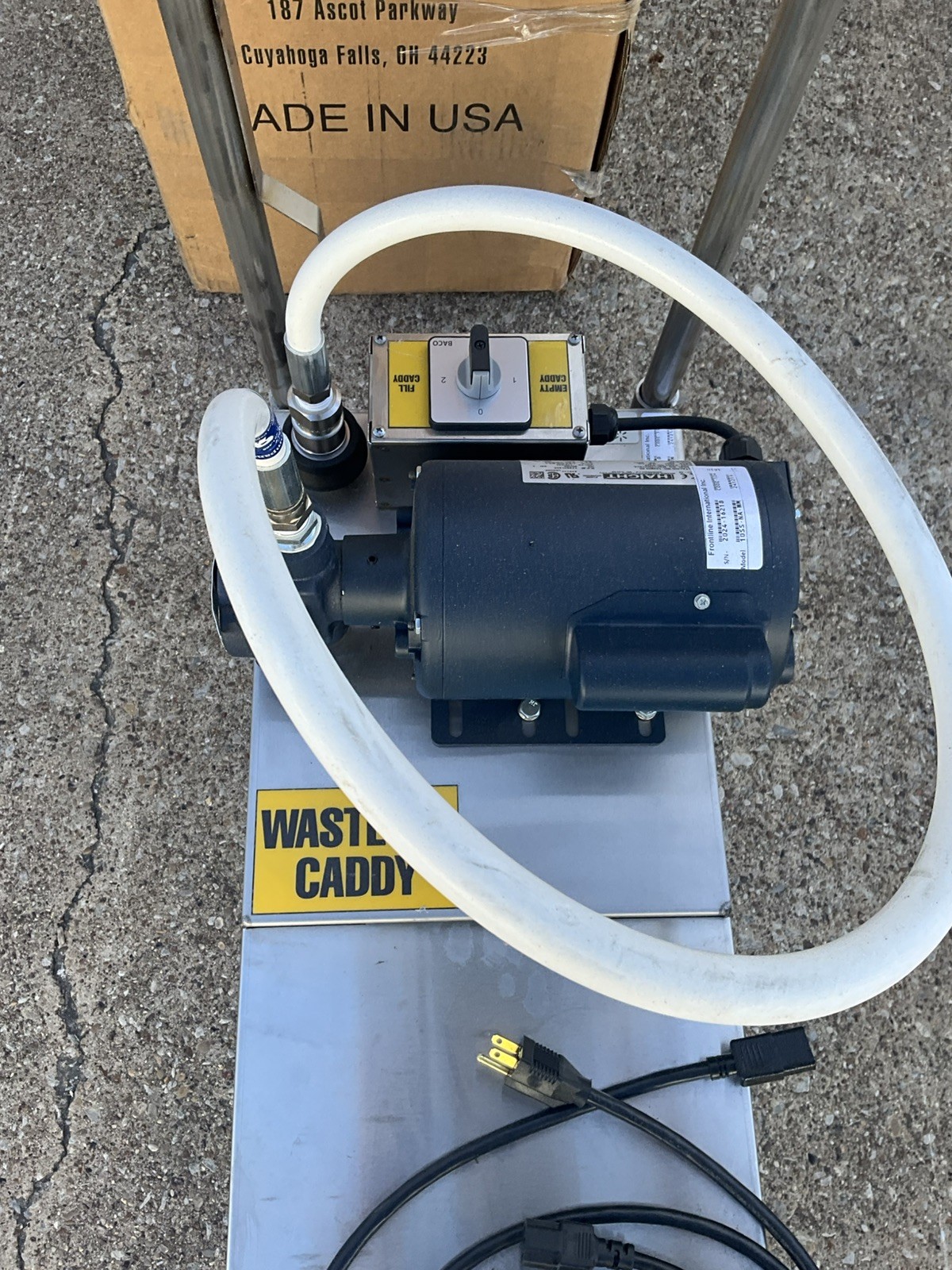 2024 Frontline International 10SS Grease Caddy filter Heated Grease Oil Filter E