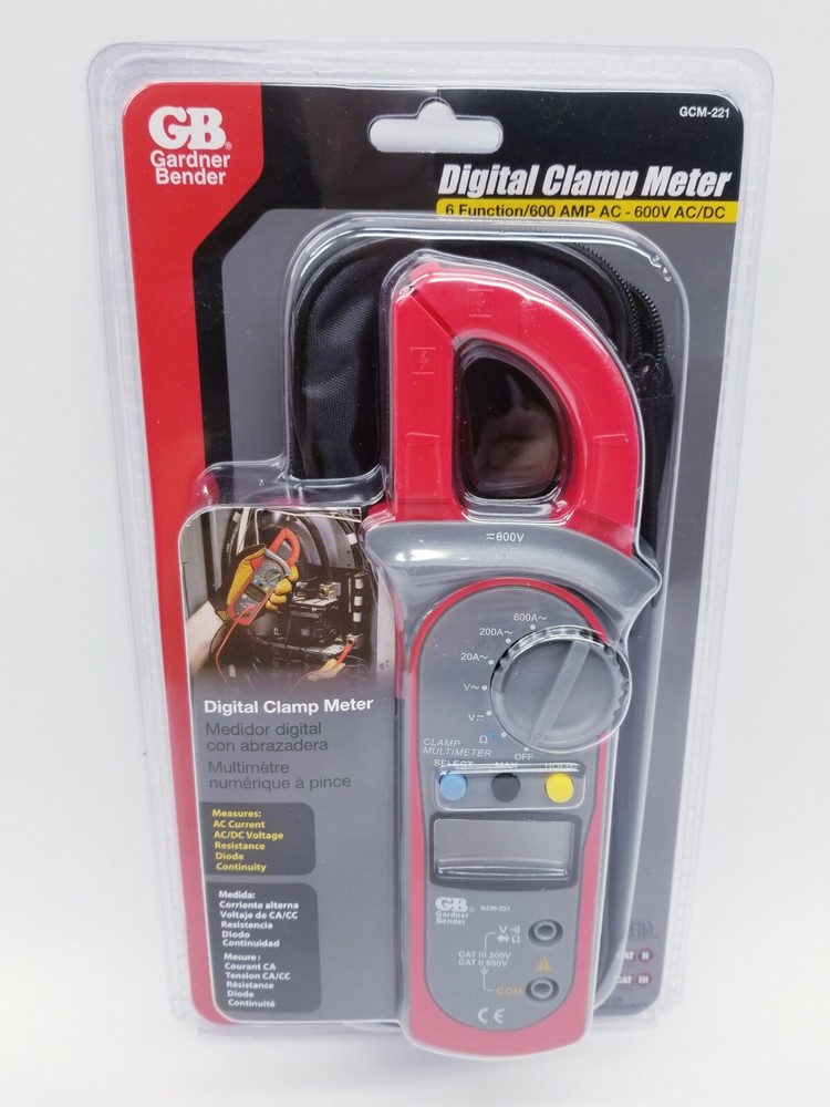 Gardner Bender GCM-221 Digital Clamp Meter