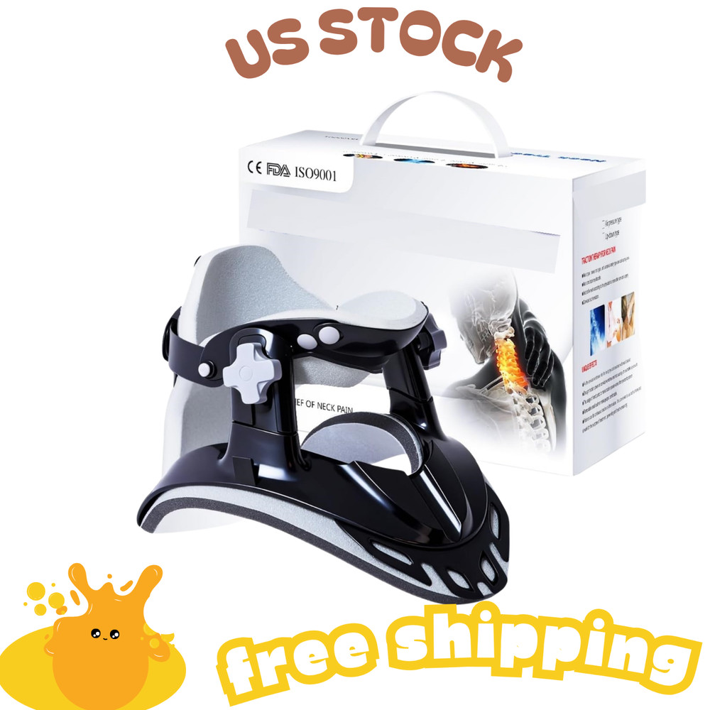 Adjustable  - Cervical Traction Device for Pain Relief & Alignment