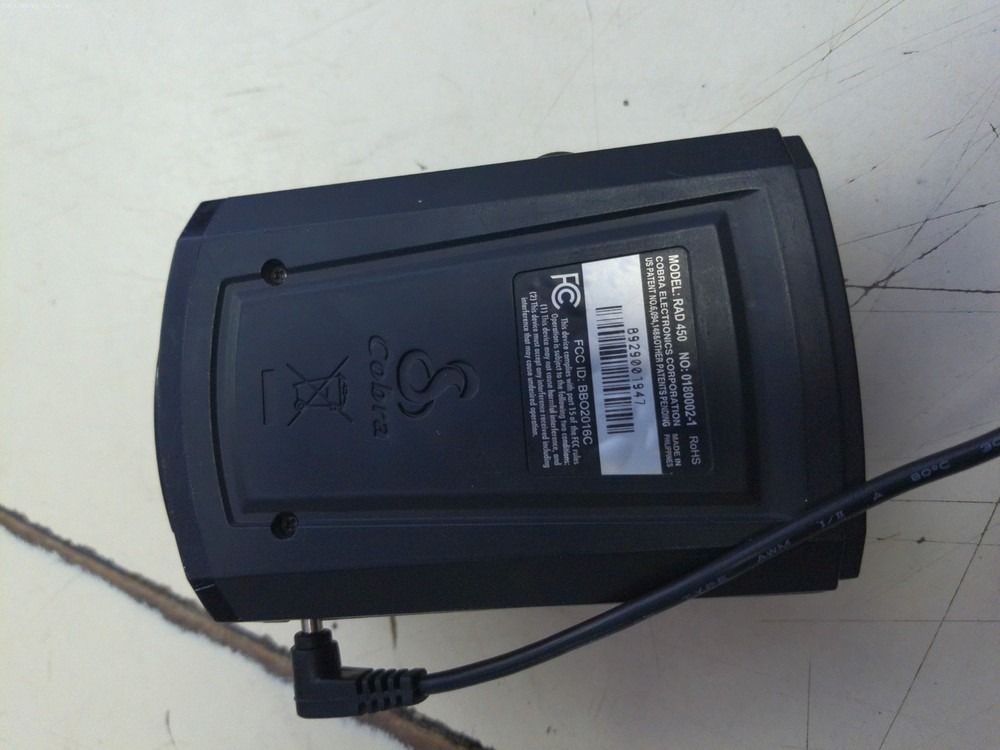 Cobra Electronic RAD450 Long Range Radar Detector - READ