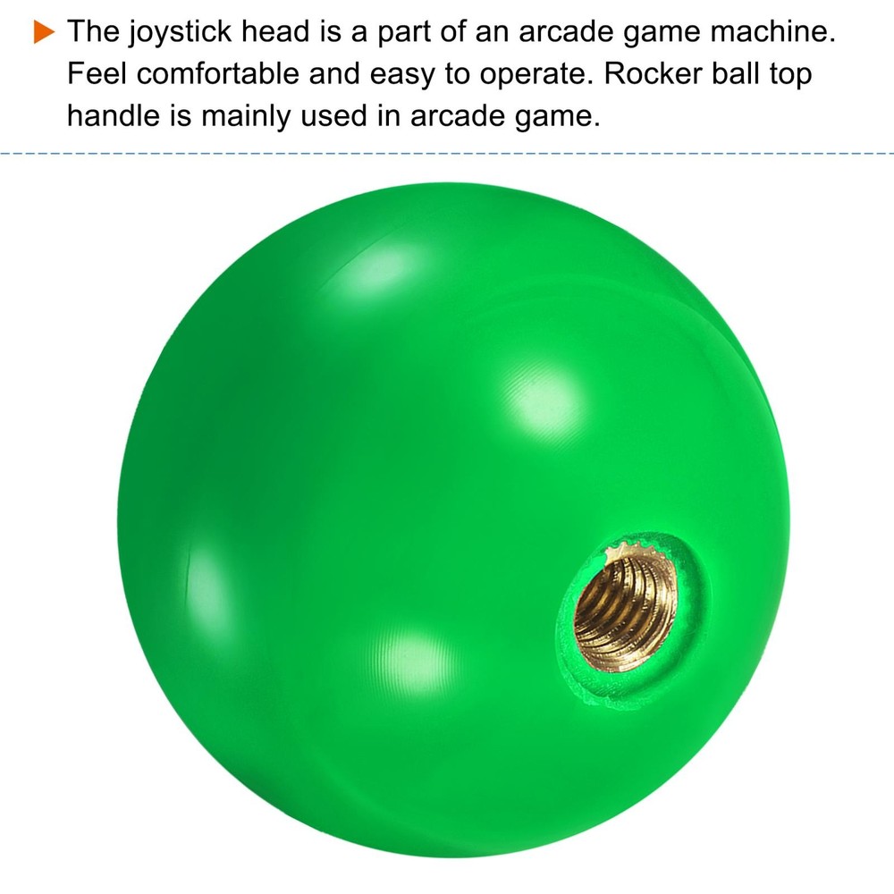 Joystick Head Rocker Ball Top Handle Arcade Game Replacement 1 Set