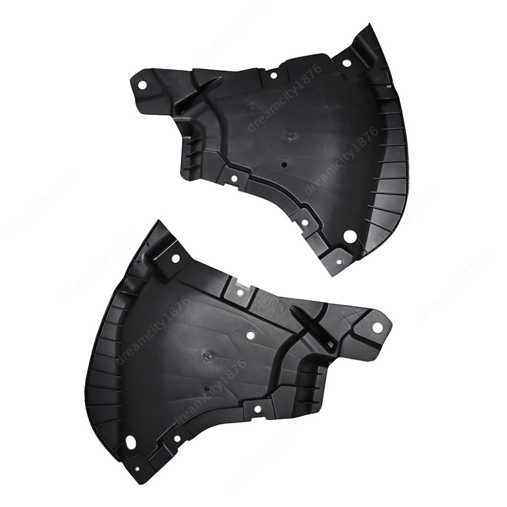 2x Front Engine Splash Shields For 2017-2019 Mercedes E-Class