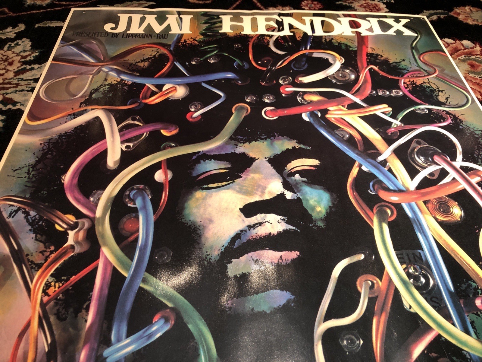Jimi Hendrix - Presented by Lippmann + Rau - German Concert Poster Litho NICE!
