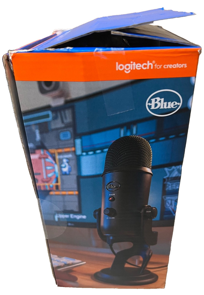 Logitech Blue Yeti USB Microphone for Creating, Gaming & Streaming