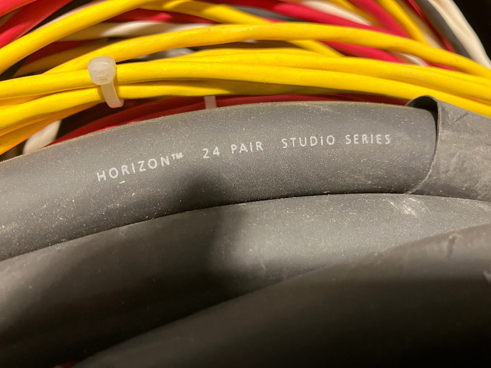 RapcoHorizon 24 pair multi cable snake STUDIO SERIES console recorder microphone