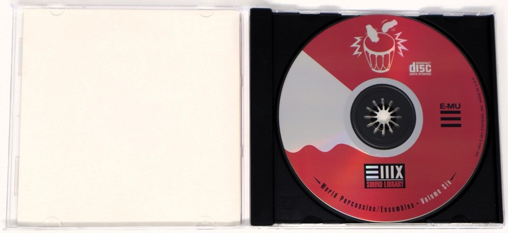 E-MU Systems Sound Library Volume 6 World Percussion/Ensembles Sampling CD 1994