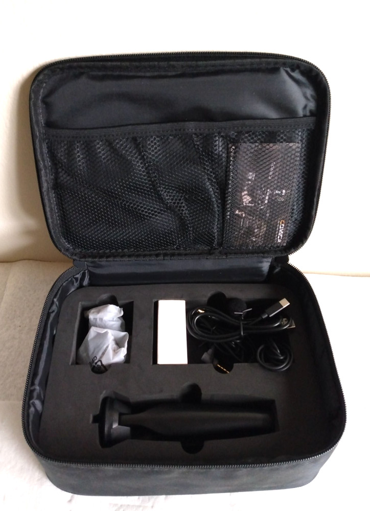 Comica Wireless Microphone CVM WS 60 Combo UHF 1 Trigger 2 + Case