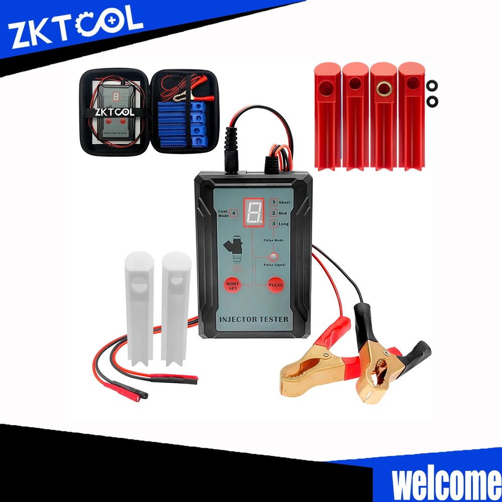 8 Pulse Drive Modefuel Fuel Injector Tester Test Two Injectors Simultaneously