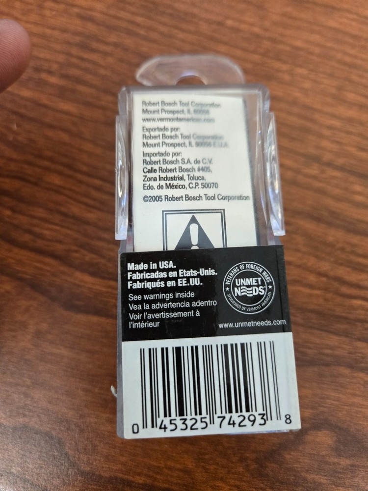 Vermont American Solid Carbide 1/4" Flush Trimmer