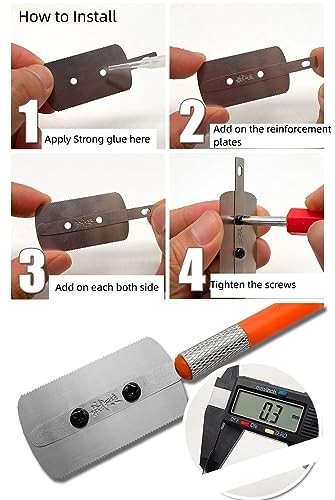Mini Hand Saws with 2 Handles & 4 Blades - Irregular Shape Hobby Modeling Tool