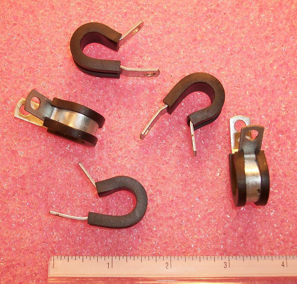 QTY (10) SVC-8 SPC TECHNOLOGY RUBBER CUSHIONED CABLE SINGLE LOOP CLAMPS