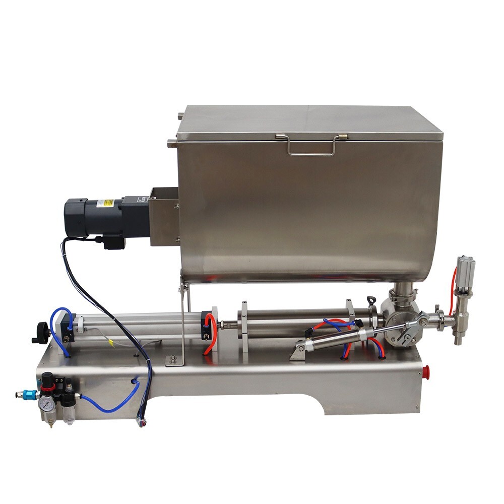 100-1000ml Liquid& Paste Filling Machine with Mixing Function 60L Hopper for Jam