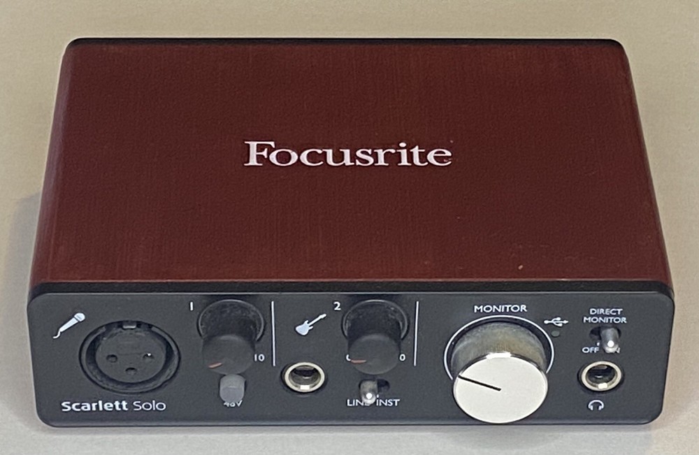 Focusrite Scarlett Solo Studio (2nd Gen) USB Audio Interface-Recording Bundle