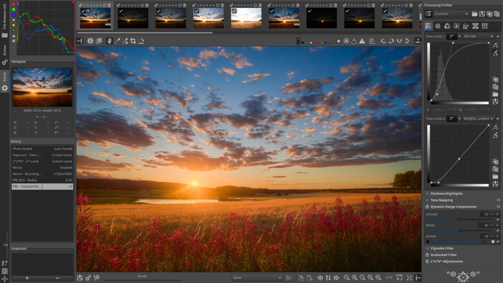 Raw Therapee Photo Processing Software, Image Editor, MacOS & Windows, USB/DVD