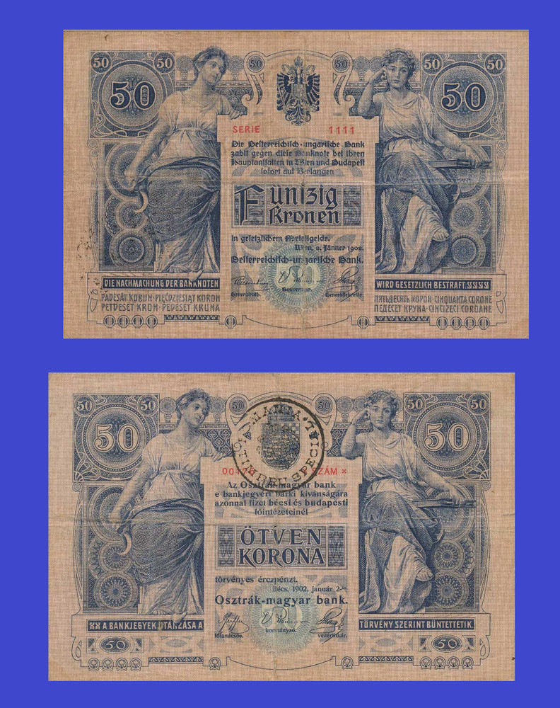 romania 50 kronen 1902 - Copy