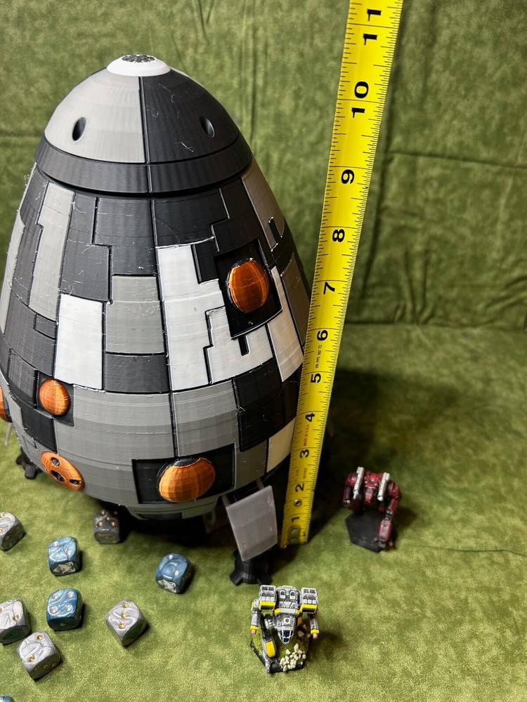 Overlord-class Dice Tower Drop Ship | Battletech | Mechwarrior Unpainted