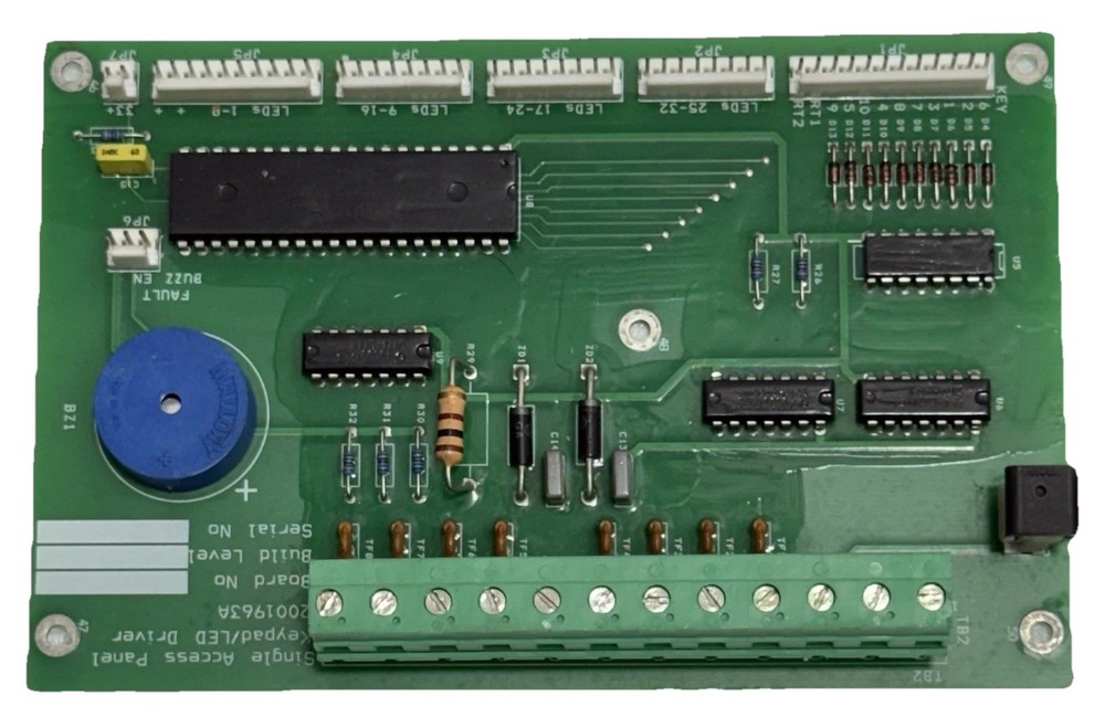 Single Access Panel Keypad Single Access Panel Mic Preamp 2001962A