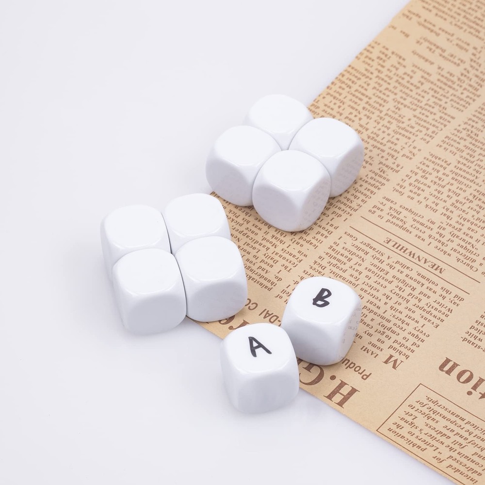 22MM Rounded Blank Six Sided Dice Teaching Created Sesources Game Teaching Pl...