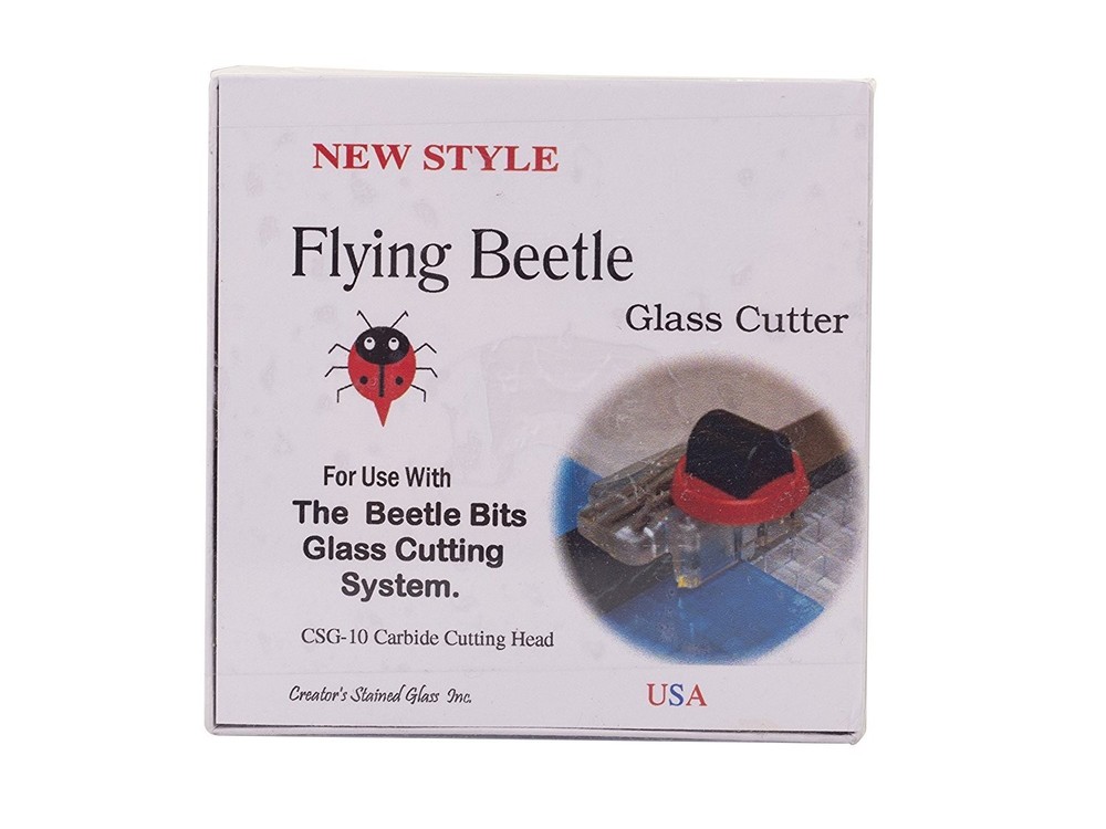 Creators Flying Beetle Push Button Glass Cutter for Use with The Beetle Bits ...
