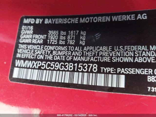 CONTROL PANEL OEM 2016 MINI MINICOOPE 1YR WRNTY