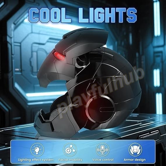 Autoking Iron Man Helmet MK5 1/1 Voice-controlled Mask Transform Cosplay Prop