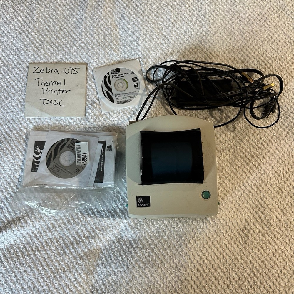 Zebra GC420D Thermal Shipping Label Printer