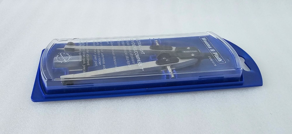 Weems & Plath 7" Ultralight Divider Compass #176 Navigation Tool Made in Germany