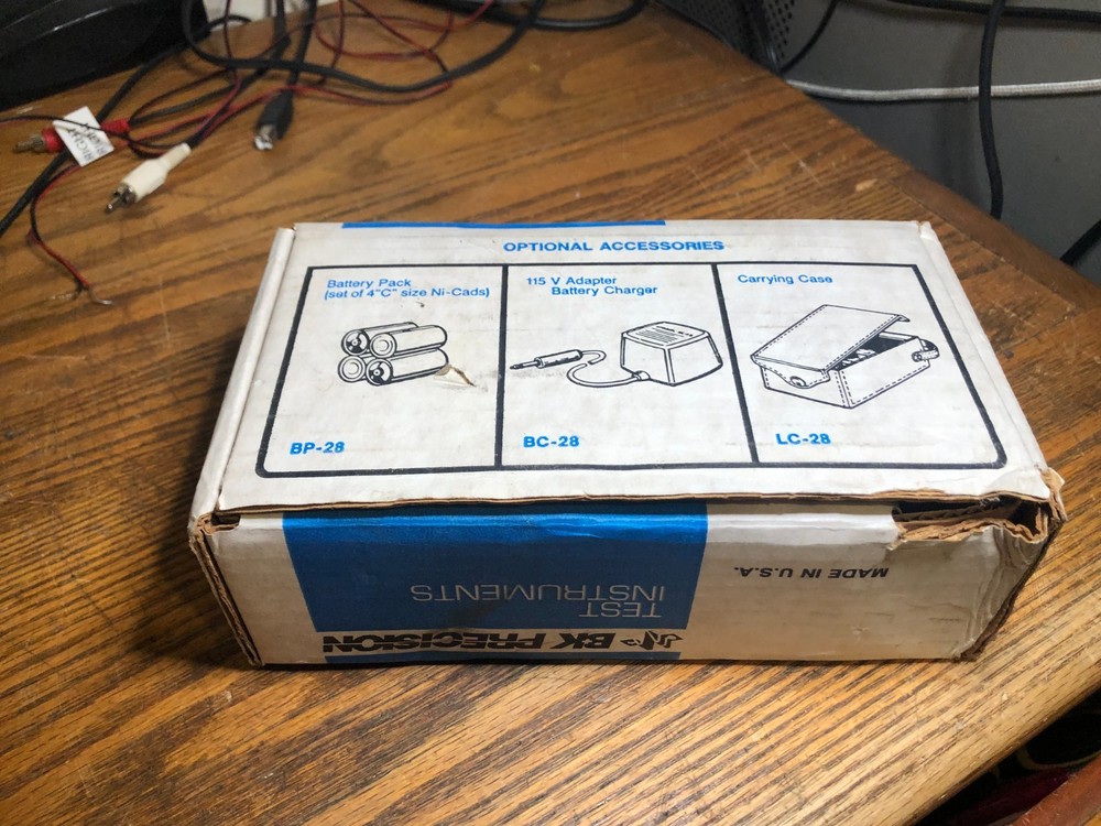 Working BK Precision 830 AUTORANGING Capacitance Meter with Original Box