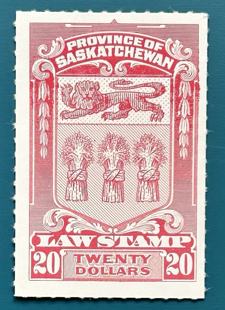 Lot89 Saskatchewan Law Stamp SL77