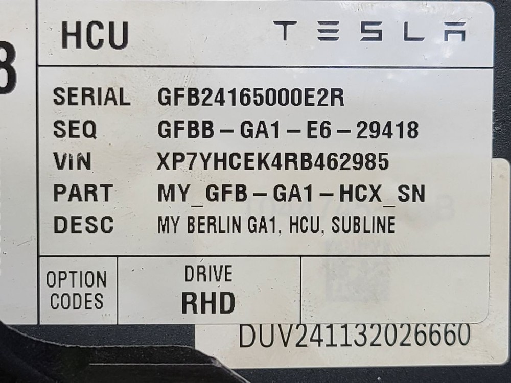 Tesla Model Yr ABS Pump Modulator Control Unit 1044745