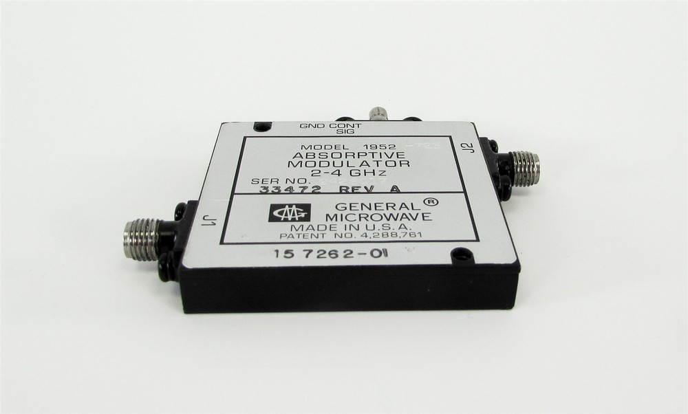 NOS General Microwave Absorptive Modulator Switch (Model 1952) 2-4 GHz