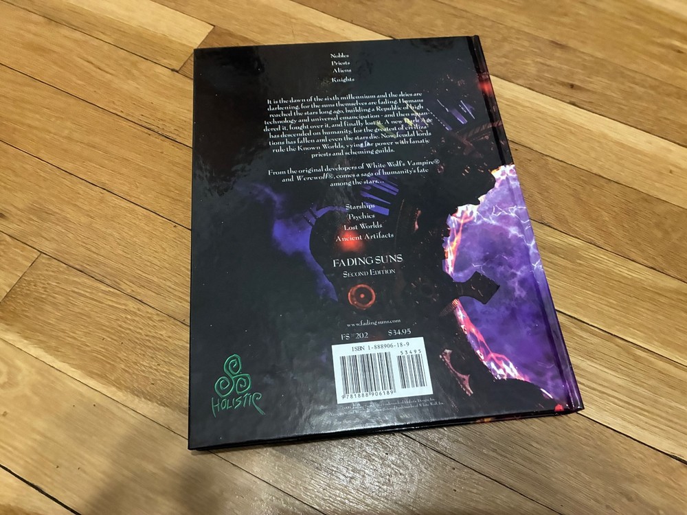 Fading Suns Role Playing Game Core Rulebook Second Edition